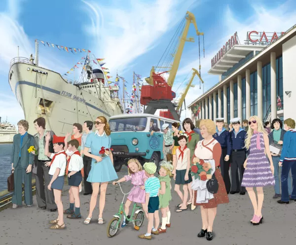 ТРАНСПОРТНЫЕ УЗЛЫ: МОРСКОЙ ПОРТ ВЛАДИВОСТОКА, 1970-Е ГОДЫ. ВЫПУСК 2024